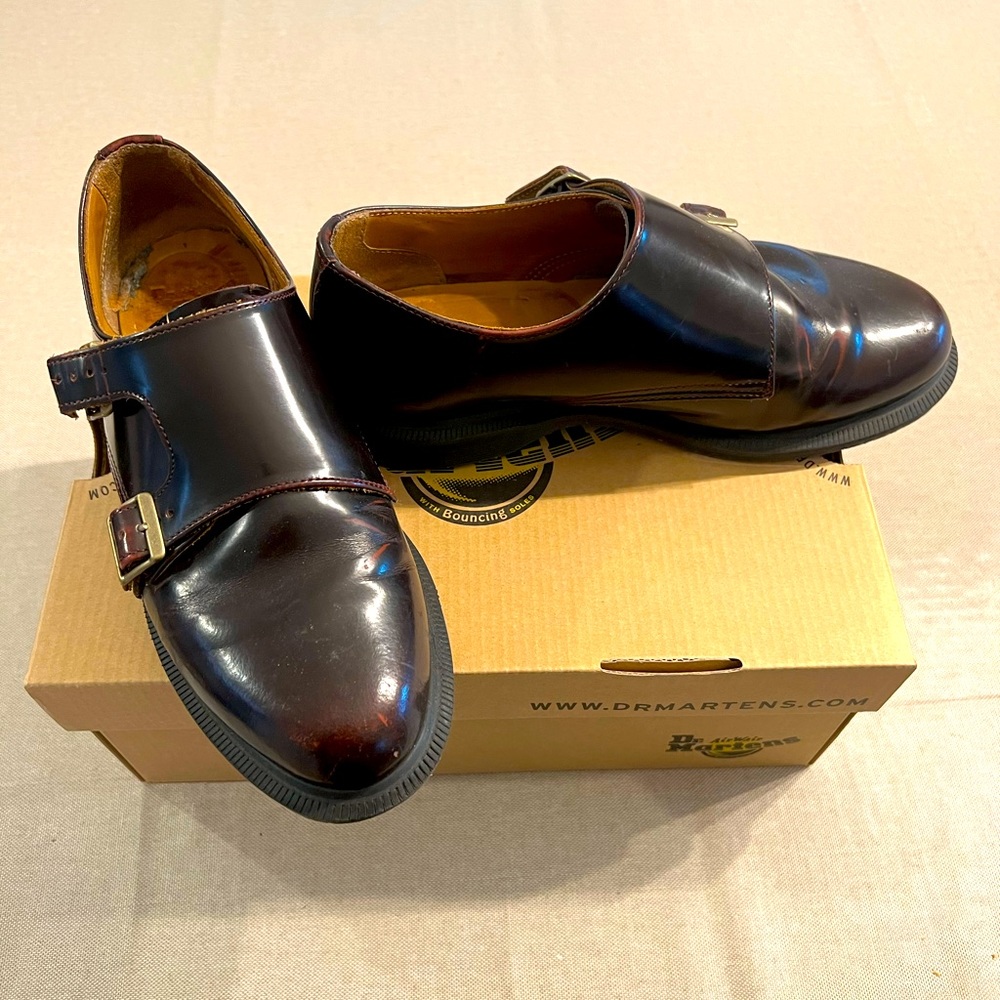 Dr Martens Pandora Arcadia monkstrap shoe, size UK4, US6, EU37
